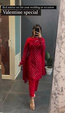 Designer Indian Pakistani Salwar Kameez Bollywood Dress Party Wear Suit wedding