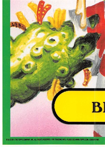 GARBAGE PAIL KIDS 2011 FLASHBACK SERIES 2 PICK-A-CARD YELLOW BASE STICKERS TOPPS - Picture 215 of 321
