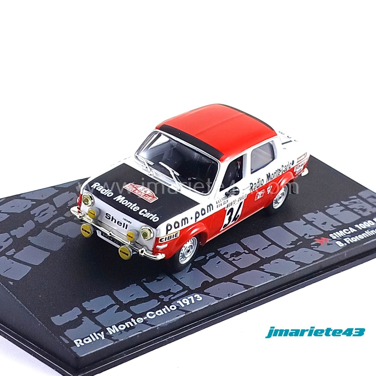 SIMCA 1000 Rallye 2 Monté Carlo 1973 IXO 1/43
