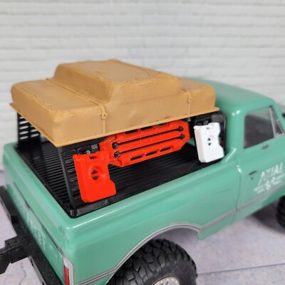 Overland Tent Model Kit for Axial SCX24 C10  3d printed RC prop