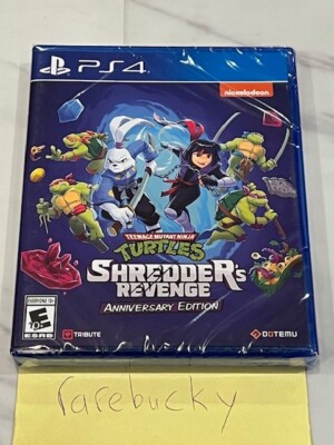 TMNT Shredder's Revenge Anniversary Edition (PS4) NEW SEALED MINT, RARE LRG!