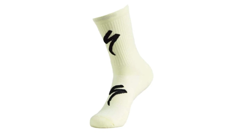 Specialized Butter Techno MTB Tall Logo Cycling Socks - Regular Price - $25 - Image 2 of 3