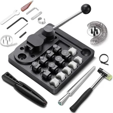 Ring Bender Ring Bending Tool for Spoon Rings Jewelry Making Kit with Nylon Dies