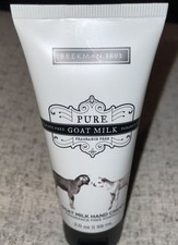 Beekman 1802 PURE Goat Milk Hand Cream,  2 oz, Fragrance Free- NEW/ SEALED