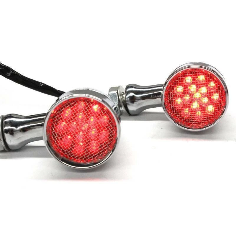 4 luces intermitentes LED de giro para motocicleta Kawasaki Vulcan VN 500 900 1500 Foto 2 de 4