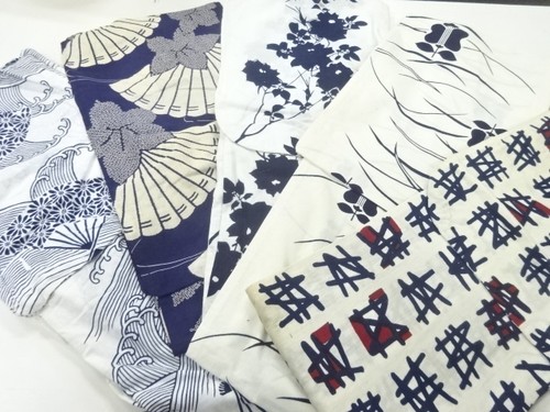 59099# JAPANESE KIMONO / ANTIQUE YUKATA / SET OF 5 | eBay