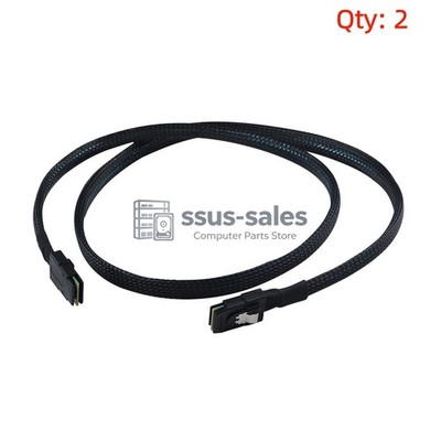 X2 1M Mini SAS Cable SFF 8087 To SFF 8087 6Gbps Server RAID HBA Backplane Cord