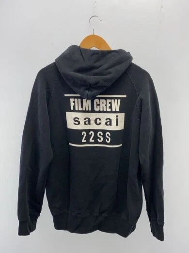 sacai felpa con cappuccio 3 cotone BLK 22 0401S