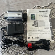 [Used] Panasonic SDR-H80 silver Video Camera HDD 60GB HDD 70x zoom tested tested