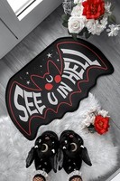 Killstar FußMatte - Bat Gothic Fledermaus