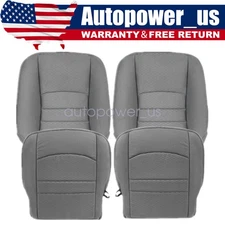 Driver & Passenger Side Seat Cover Gray FITS 2013-2018 Dodge Ram 1500 2500 3500
