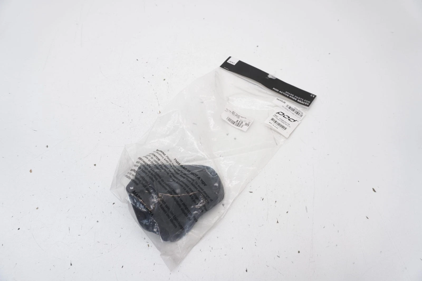 POD Knee Brace Replacement Impact Panel Kit Black Motocross MX KP240-001-OS A1