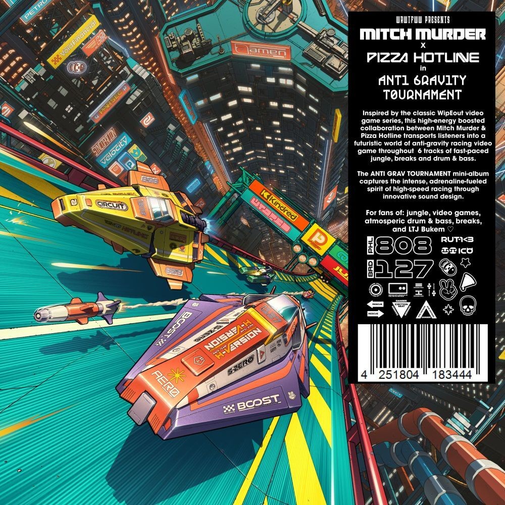 Mitch Murder x Pizza Hotline Anti Gravity Tournament (Vinyl LP) 12" Album