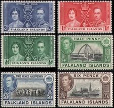 Falkland Islands #81//89 MH