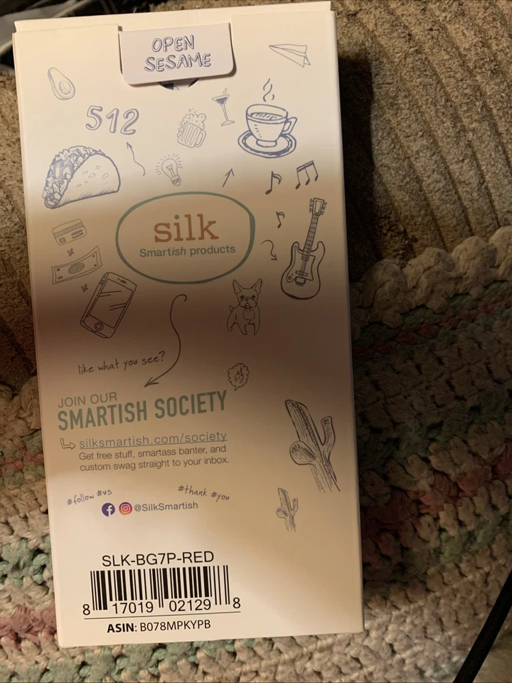 Silk Smartish Kung Fu Grip Case for iPhone Red7/8+ Slim, Strong & Super Grippy! - Image 2 of 4