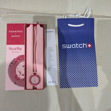 Swatch Audemars Piguet Royal Pop Otto Rosso Pink Men's Watch New Unworn