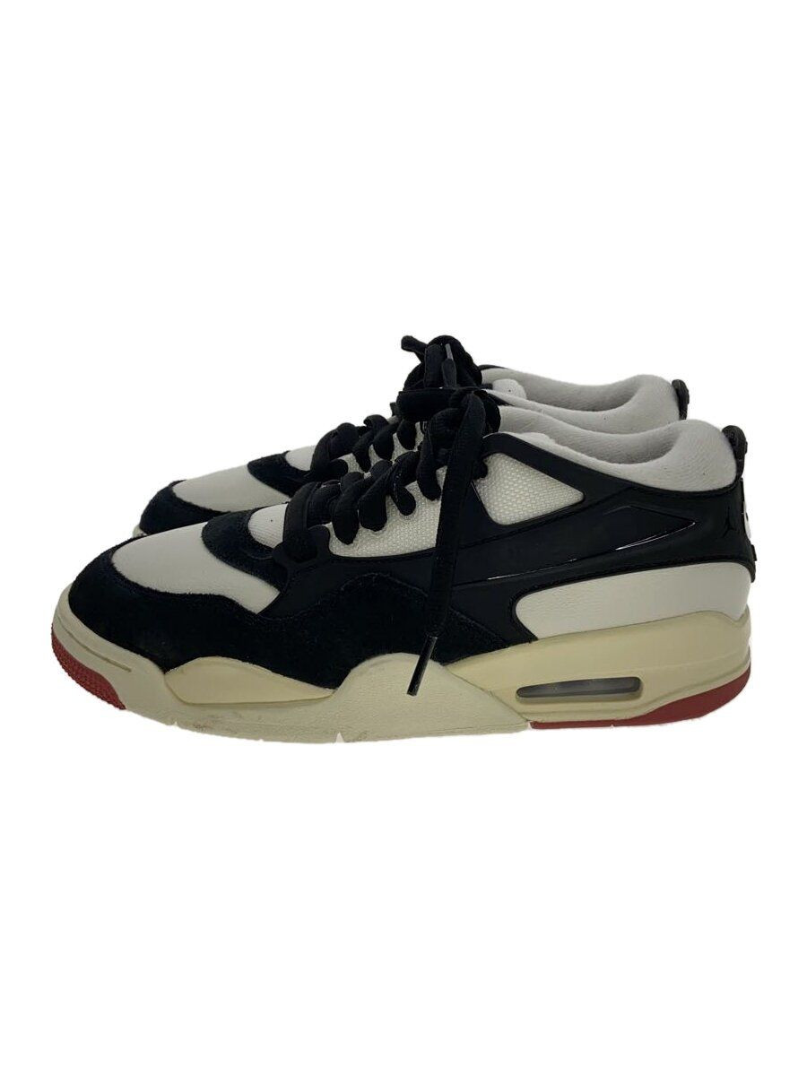 Nike FQ7939-100 Low Top Sneakers AIR JORDAN 4 RM 26cm BLACK Used 