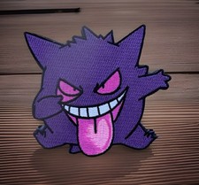 Gengar Pok mon Embroidered Hook/Loop Morale Patch
