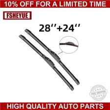 Windshield Wiper Blades Pair 28 24 Premium Quality J-hook Bracketless Windshield Wiper Blades Pair 28 24 Premium Quality J-hook Bracketless
