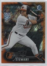 2016 Bowman Chrome Prospects Orange Shimmer Refractor /25 DJ Stewart #BCP79 hg6