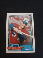 1992 Topps John Vander Wal Rookie Baseball Card Montreal Expos #343. rookie card picture