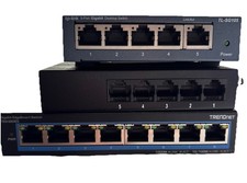 3 Home/Office Network Gigabit Switches by Tre...