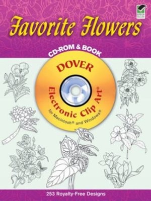 Favorite Flowers Paperback Dover Publications Inc. Staff