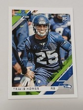 Travis Homer Seattle Seahawks 2019 Donruss Rookie Card #298. rookie card picture
