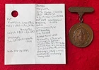 1861 Massachusetts Minute Men/1st Defenders Medal, "JAMES H. TAYLOR" w/Research