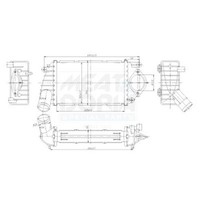 LadeluftküHler FüR Seat Arosa VW Lupo Polo 99-05 6E0145805B