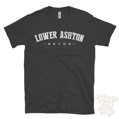 LOWER ASHTON DEVON T-SHIRT ashton doddiscombsleigh exeter england college style