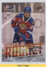 2024-25 Upper Deck CHL That's a Rocket Yoan Loshing #TR-20 READ t6a