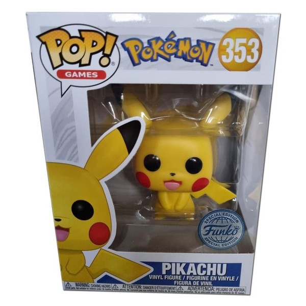 Funko Pop! 31528 Games Pokemon Pikachu Lachend Nr. 353 Special Edition Neu Ovp-image
