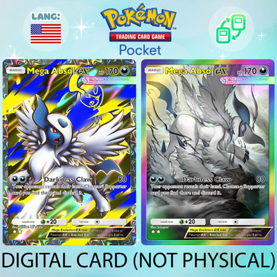 Pokemon TCG Pocket - Mega Absol ex Full Art / Rainbow (English) | eBay Pokemon TCG Pocket - Mega Absol ex Full Art / Rainbow (English) | eBay
