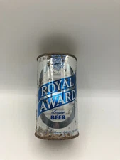 Old 12oz  * ROYAL AWARD * Lager Flat Top Beer Can Maier Brewing Los Angeles