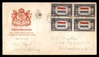 Mayfairstamps US FDC 1943 Flag of Netherlands Coat of Arms First Day Cover aaz_6