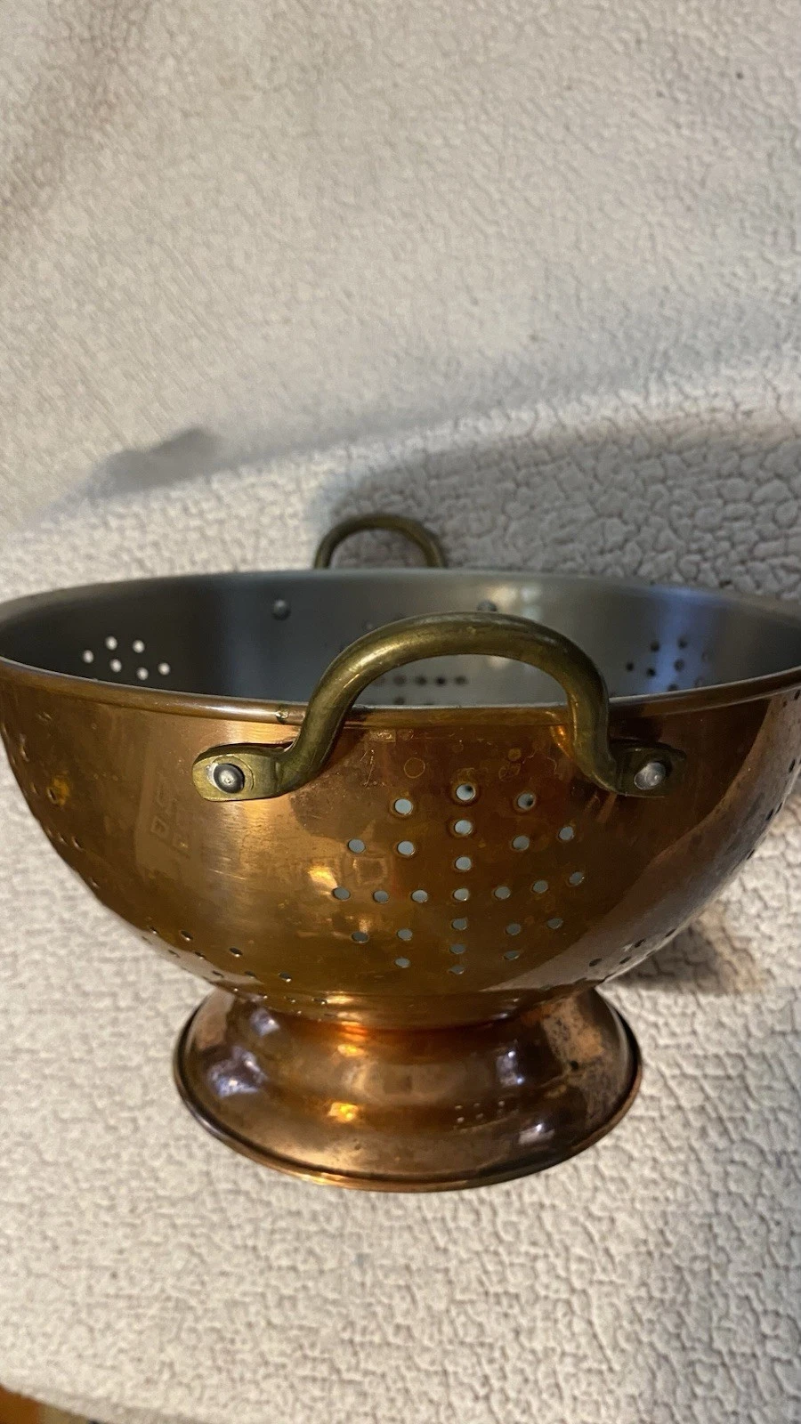 Vintage REVERE WARE 9” Colander Strainer Copper Clad Stainless Double Handles
Opens in a new window