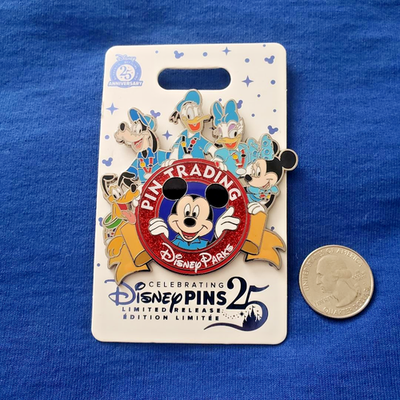 #ad #ad Disney Parks Celebrating 25 Years Of Pin Trading 2025 Mickey Mouse Grand Finale $27.99