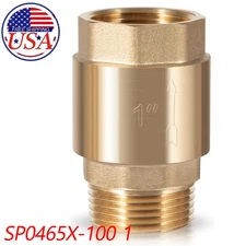 1" NPT One Way Brass Check Valve Female Pipe Thread for Well Pump SP0465X-100