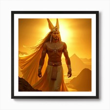 Egyptian God 2 Art Print Framed Wall Art Poster Canvas Print Picture