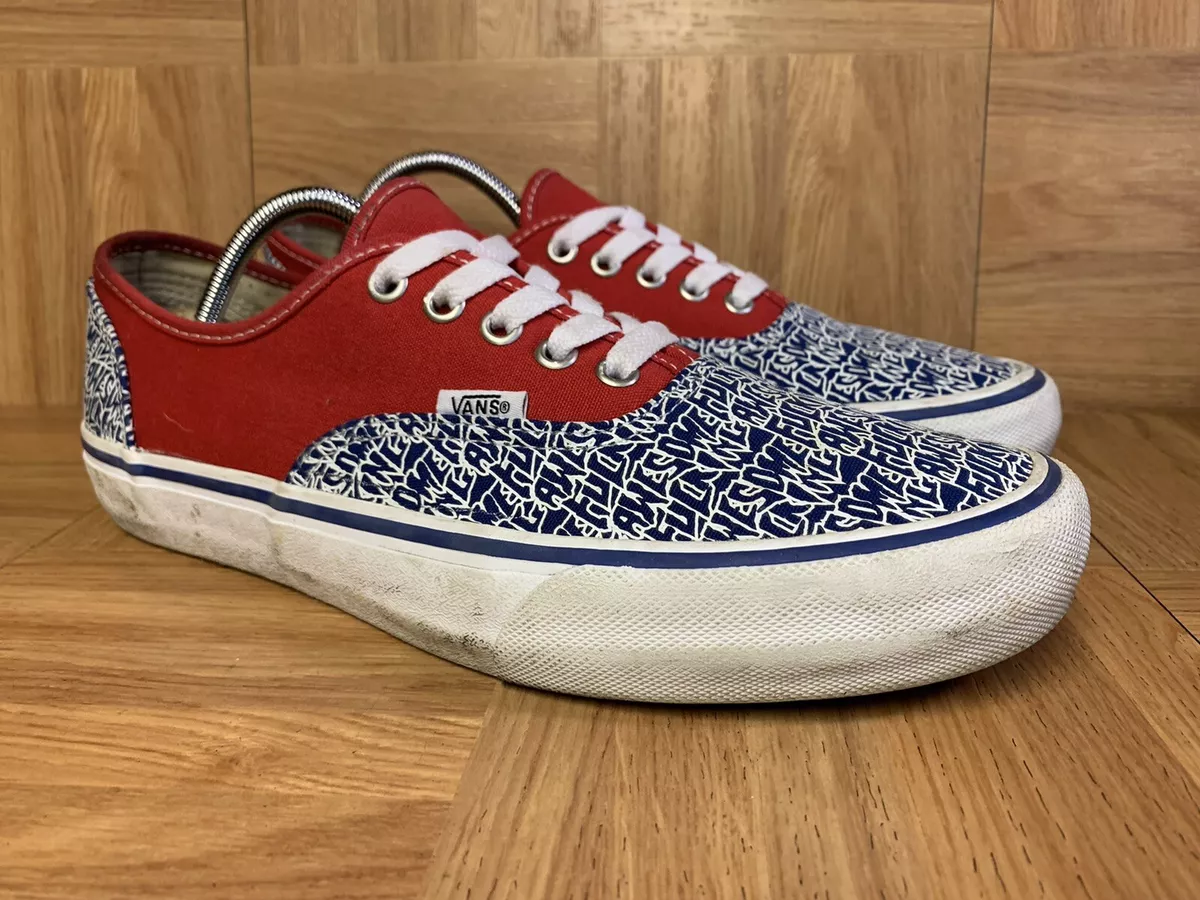 Vans red sales blue era