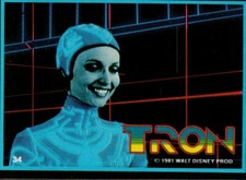 1981 1982 Donruss Tron Movie Walt Disney #34 Yori