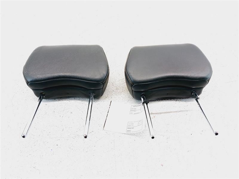 2004 Nissan 350z CONV Headrest Pair X2 Leather Black 86400-CD100