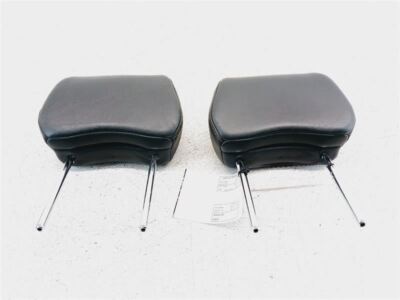 2004 Nissan 350z CONV Headrest Pair X2 Leather Black 86400-CD100