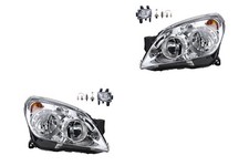 Scheinwerfer Set Halogen passend für Opel Astra H 03/04- H7 H1 Nebel Leuchtmi.