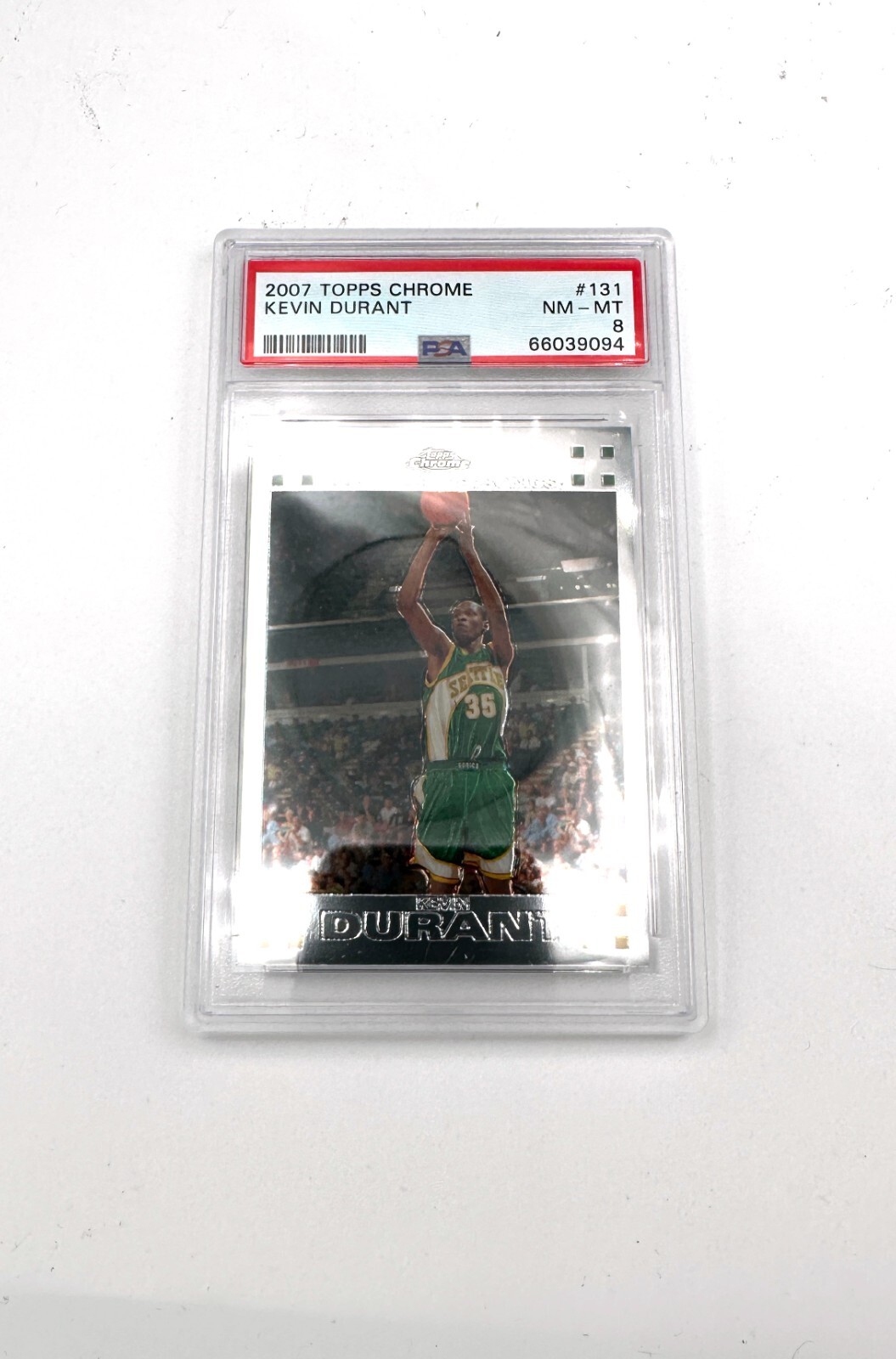 Kevin Durant 2007 Topps Chrome #131 Base Price Guide - Sports Card