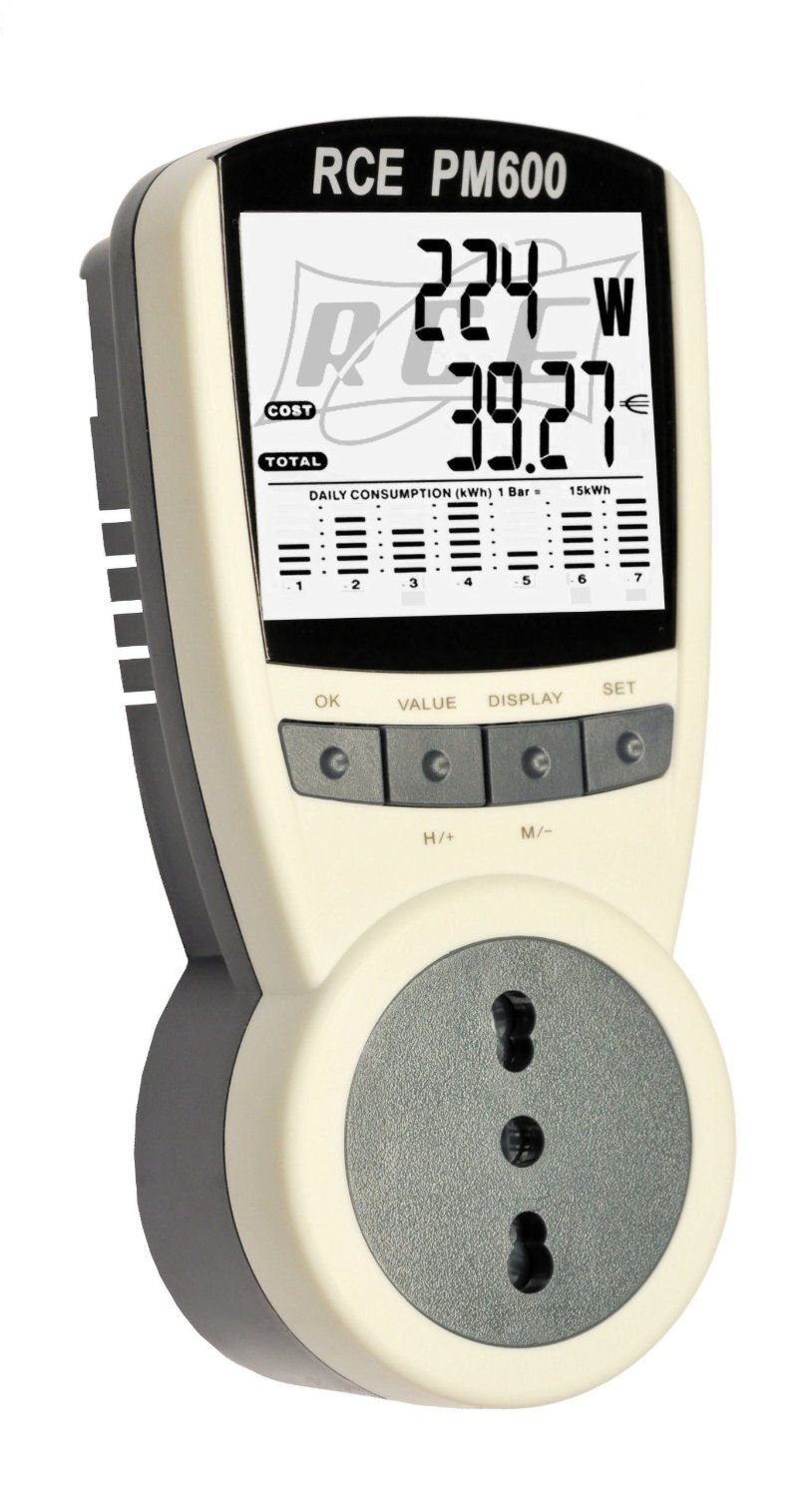 RCE Misuratore di Consumo Dell'Energia Elettrica PM600 - Il Modello più (v7Z)