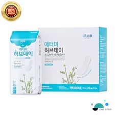 ATOMY Herb Day Sanitary Panty Liner 80 Pads Thin Pads NEW