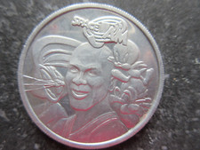 Vintage Space Jam Michael Jordan Tunesquad Bugs Bunny Aluminum Medallion