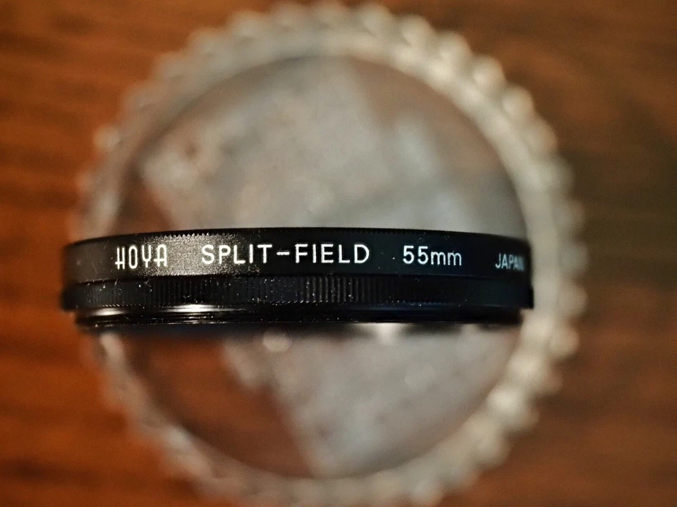 HOYA 55mm Split Field Special Effects Filter W/Case EXC - Image 2 of 3